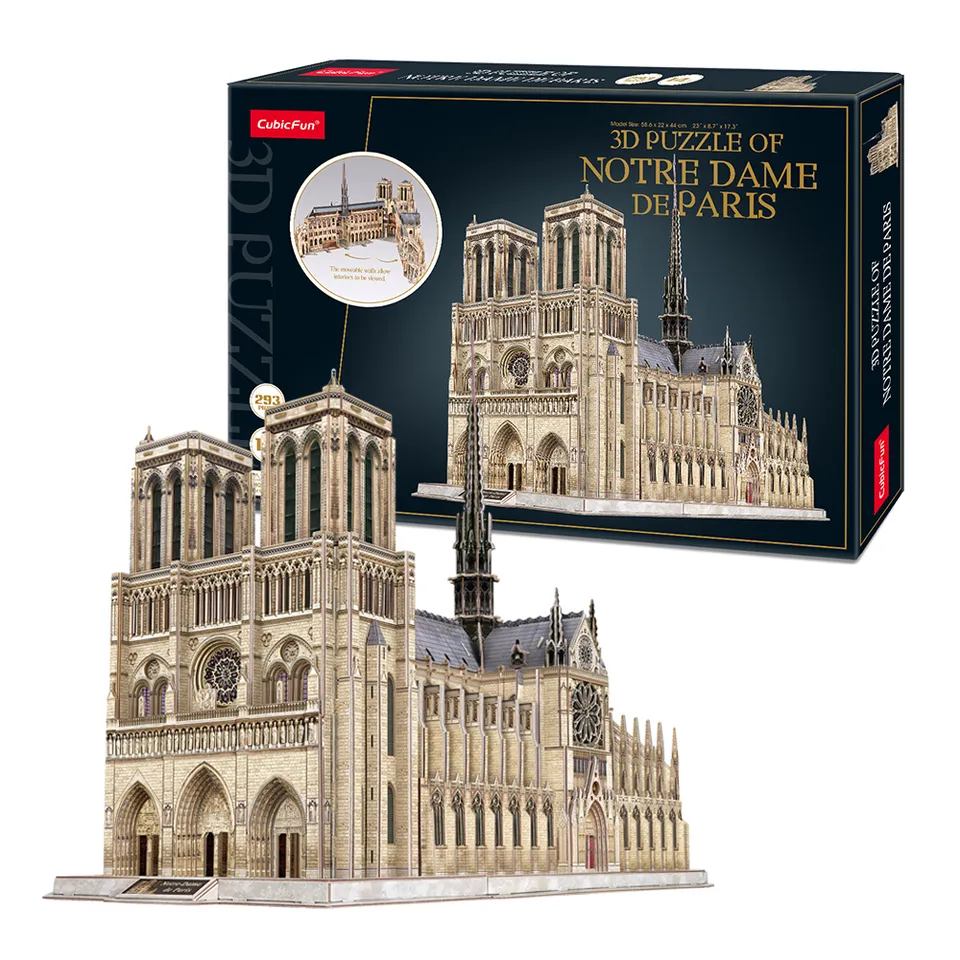 cubicfun-master-mc260h-notre-dame-3d-puzzle-paris image 1