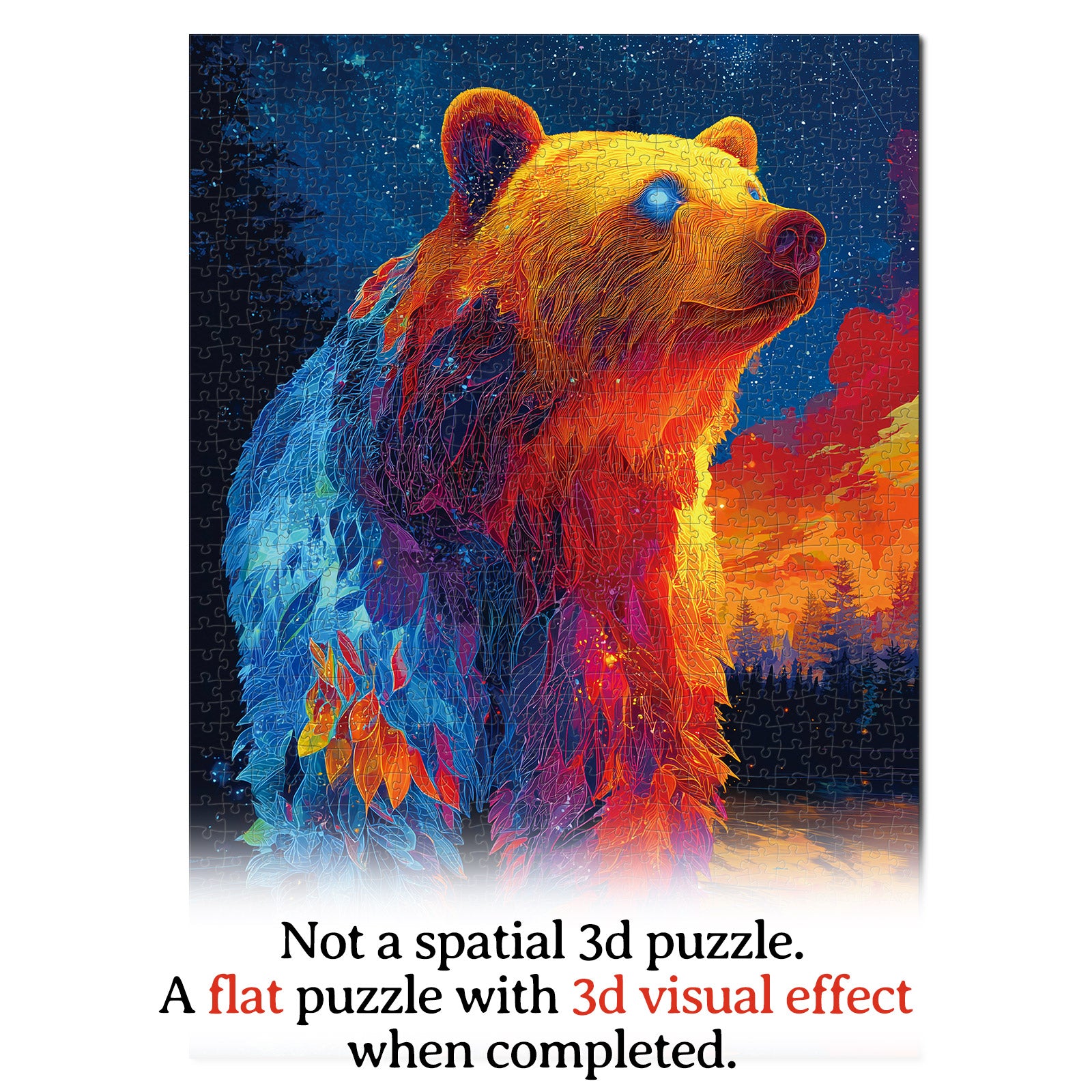 kaayee-starlit-spirit-bear-puzzle-1000-teile-standard image 7