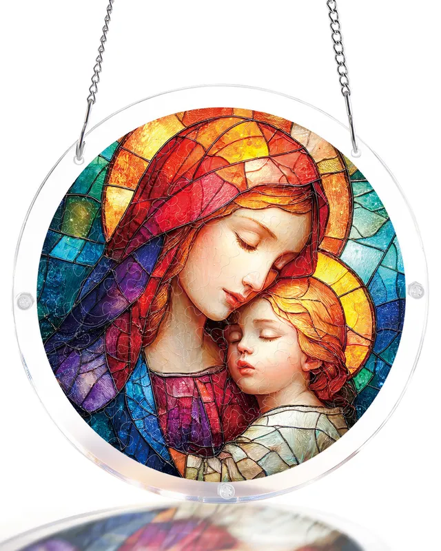 kaayee-suncatcher-puzzle-holy-embrace-acrylbild-medium image 1
