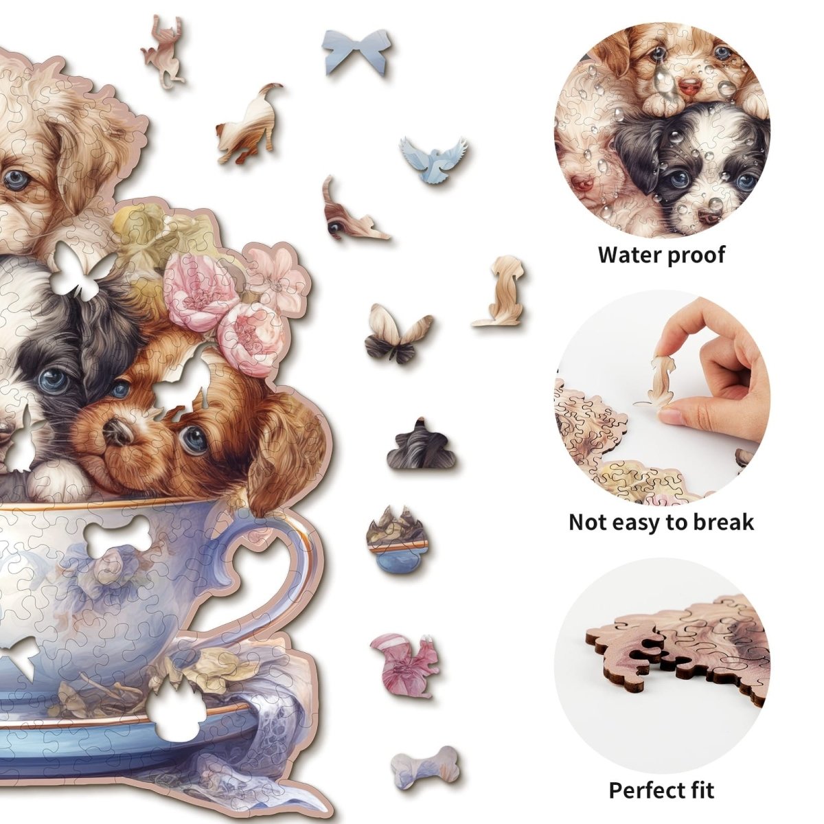 kaayee-wooden-puzzle-cute-puppy-holzpuzzle-hund-small image 2
