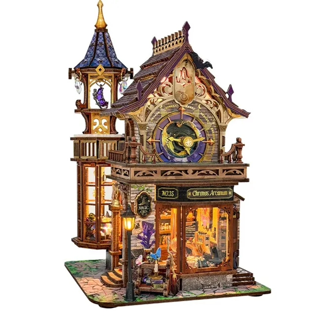 kaayee-time-magic-club-miniaturhaus-diy-bastelset image 1