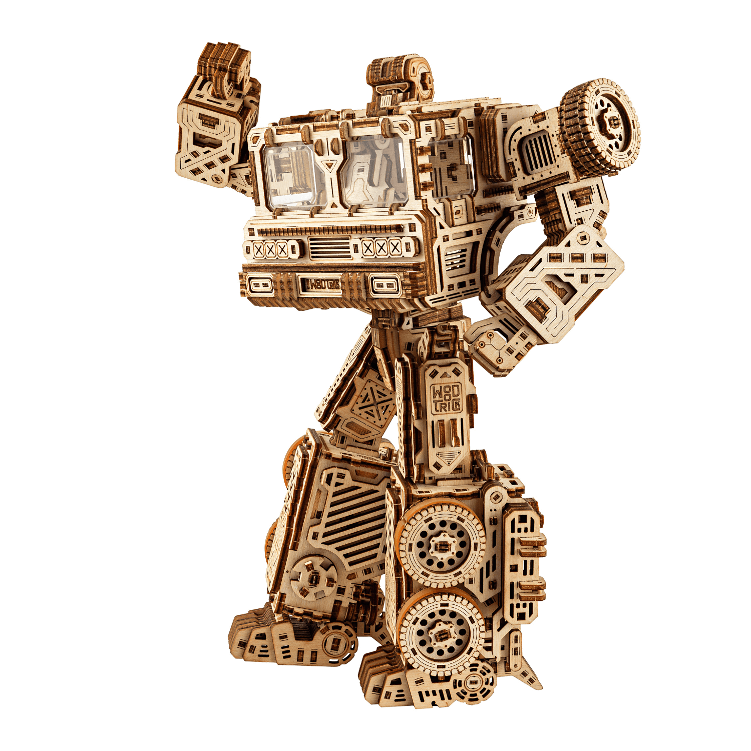 magicholz-timbertron-ultima-transformer-holzmodell-roboter-truck-1200-teile image 5