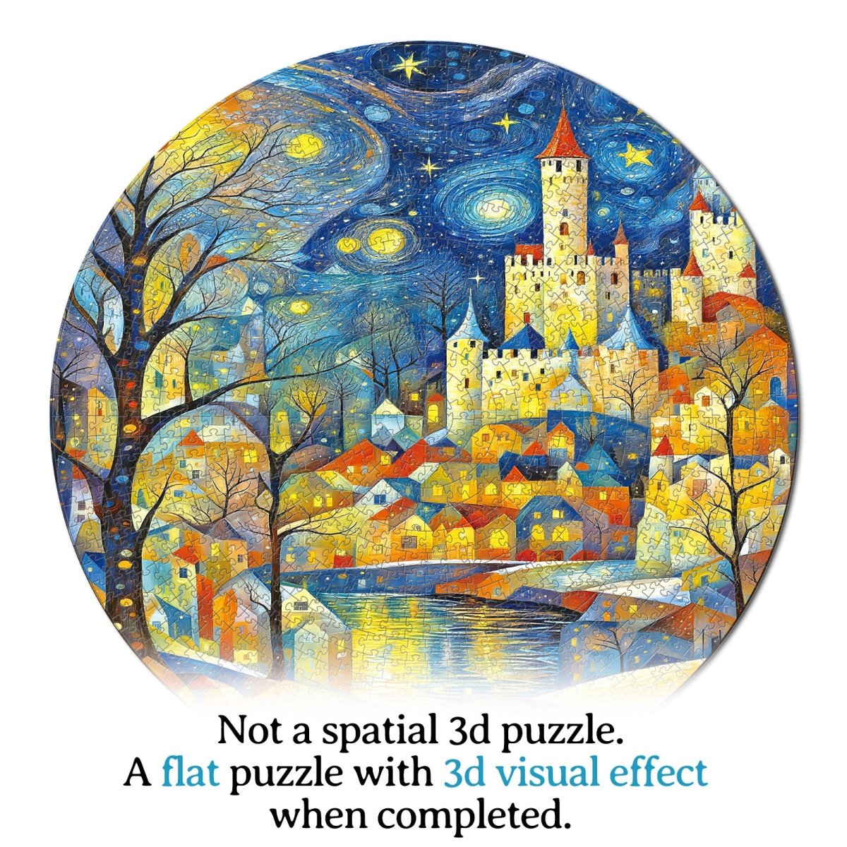 kaayee-starry-night-castle-puzzle-1000-teile-standard image 5