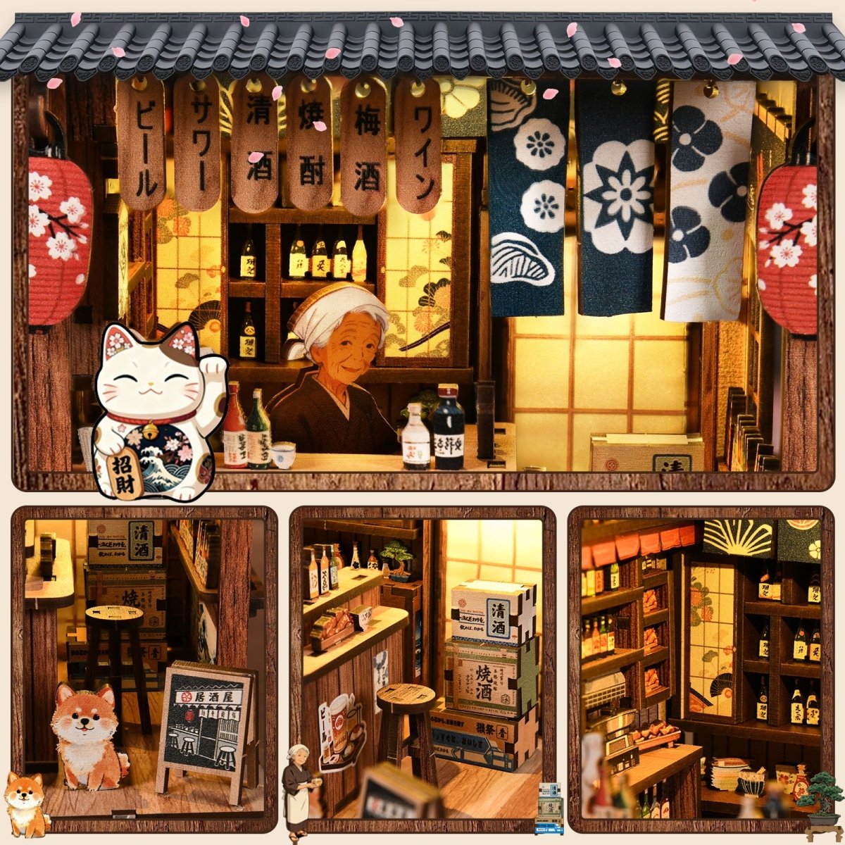 kaayee-miniature-house-mellow-pub-miniaturhaus-japanische-kneipe image 6