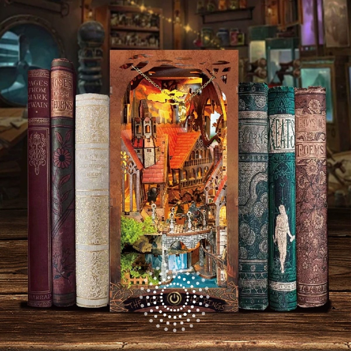kaayee-book-nook-kit-herr-der-ringe-3d-puzzle-booknook image 2