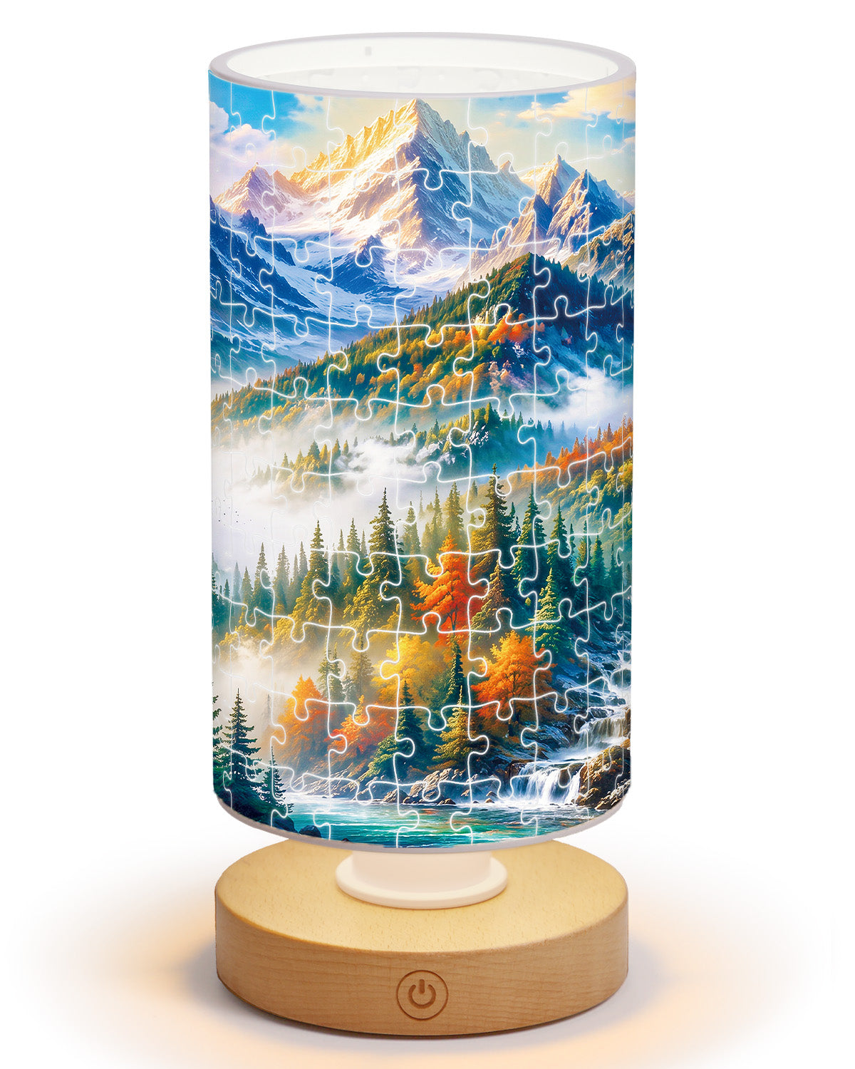kaayee-night-light-mountain-paradise-acryl-nachtlicht-zylinder image 1