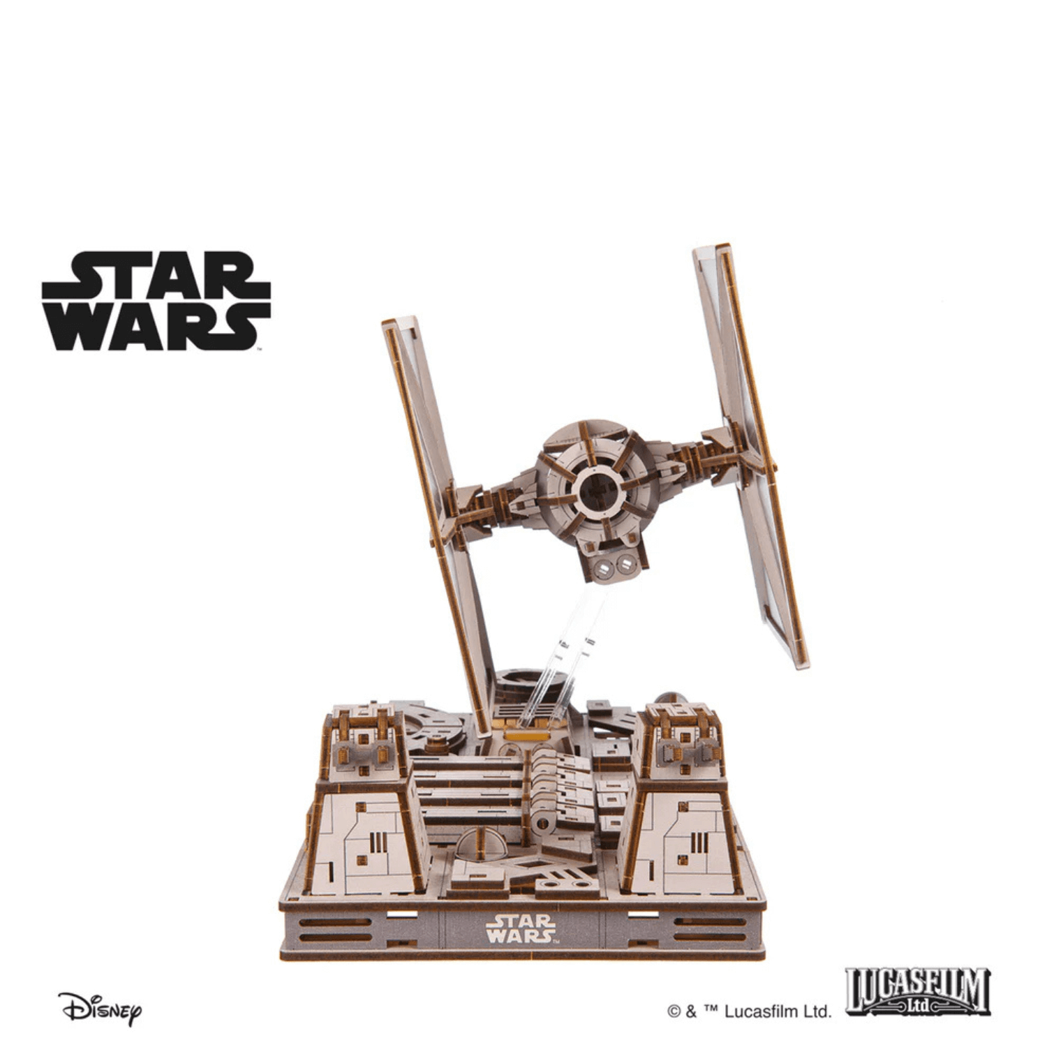 magicholz-mechanischer-bausatz-star-wars-tie-fighter-holzmodell image 2