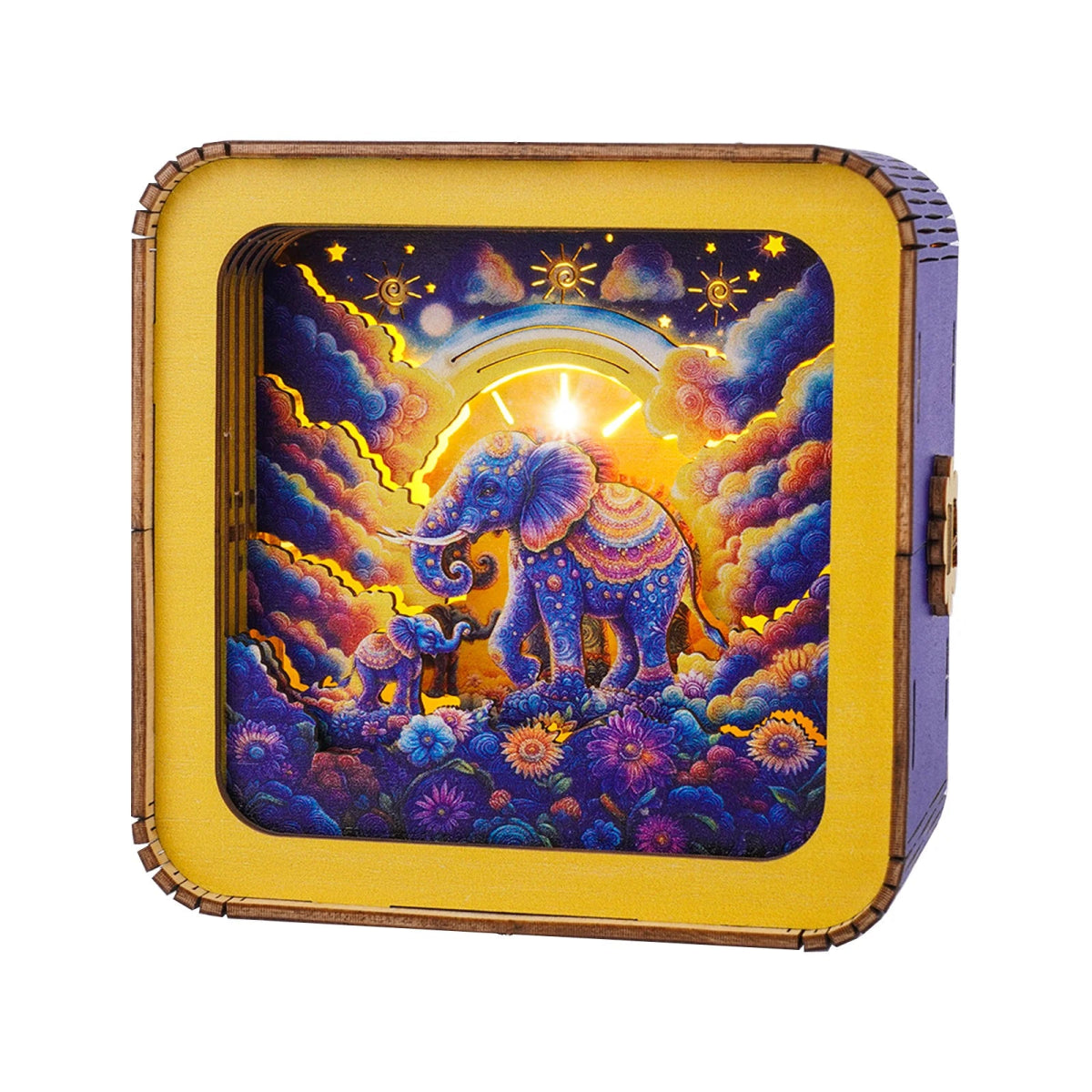 kaayee-night-light-elephant-family-time-nachtlicht-holz-elefant image 1