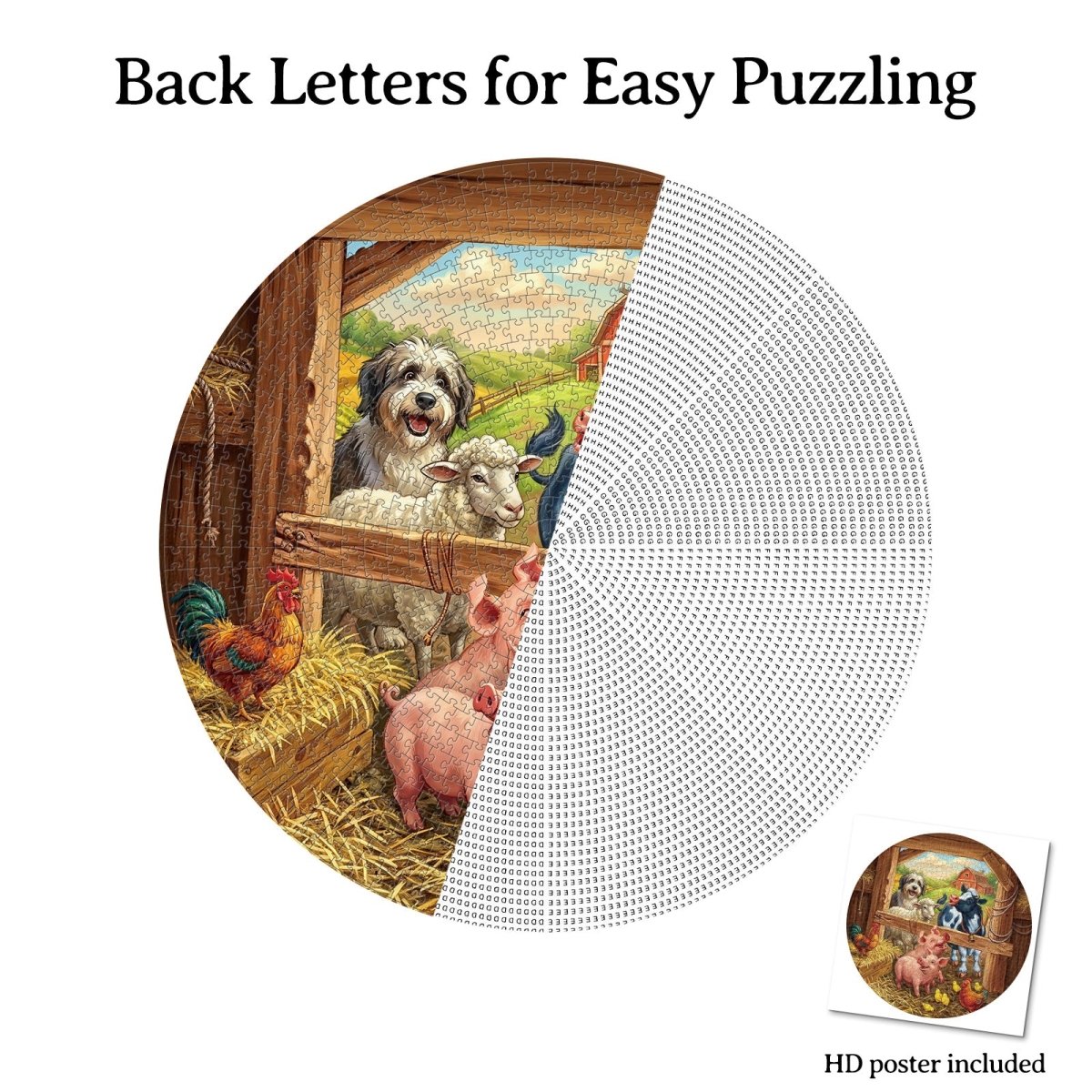 kaayee-cute-critter-farm-puzzle-1000-teile-standard image 6