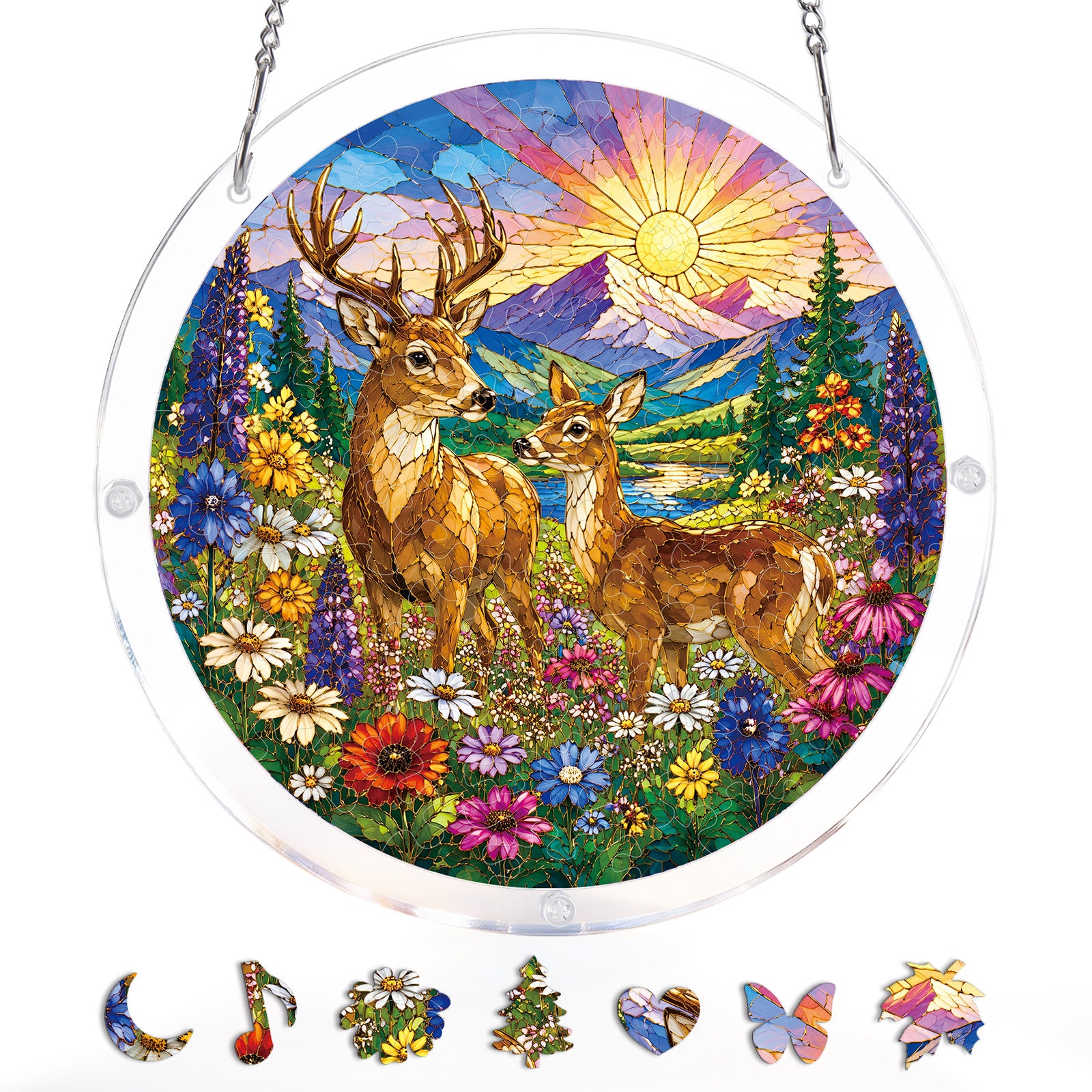 kaayee-suncatcher-puzzle-meadow-sunrise-acryl-fensterbild-medium image 3