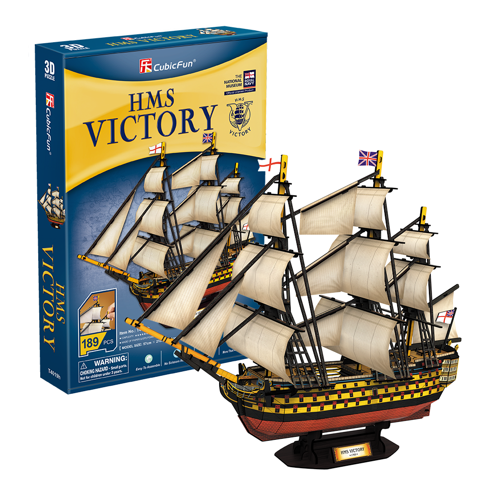 cubic-fun-ships-t4019h-hms-victory-3d-puzzle-segelschiff image 1