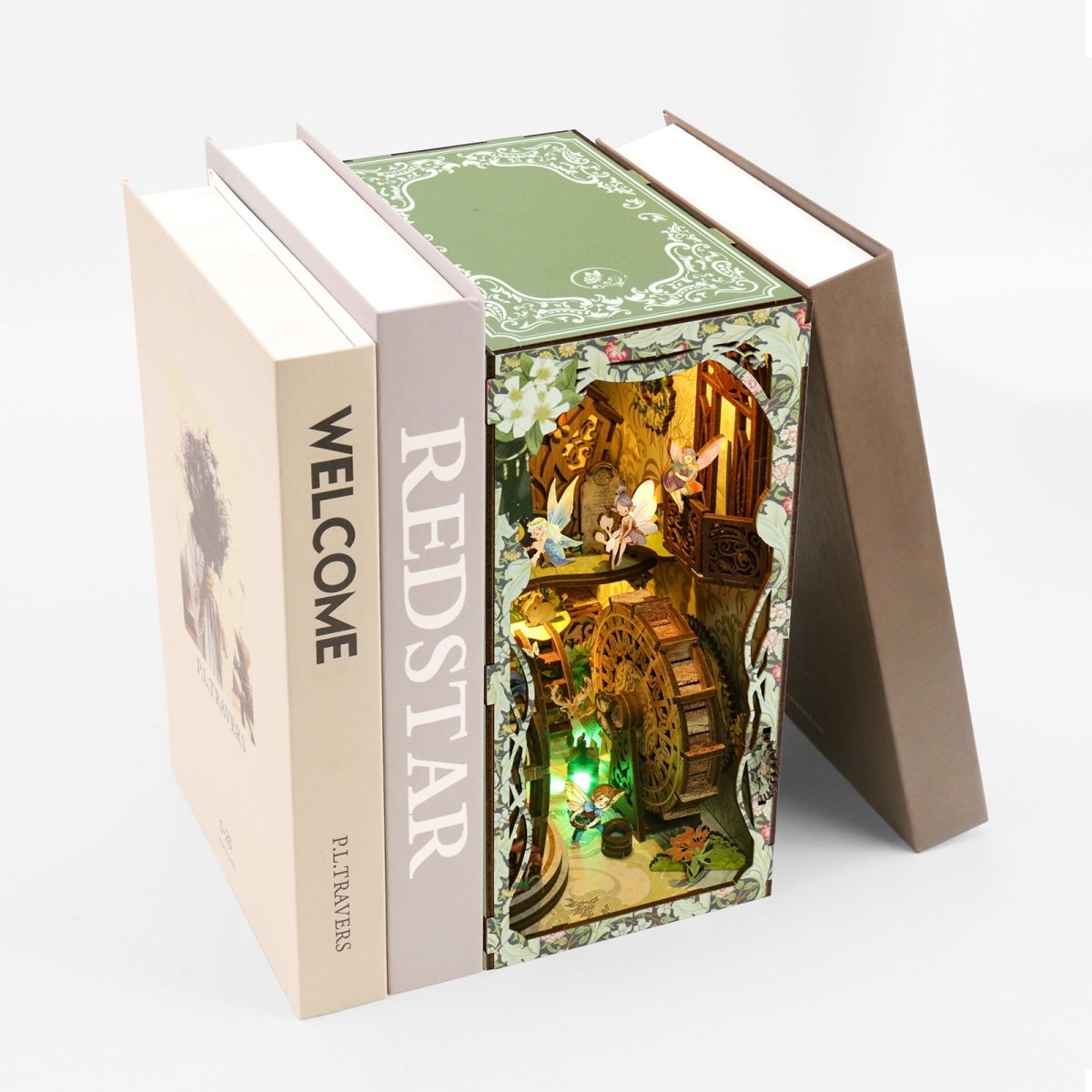 kaayee-book-nook-kit-forest-sanctuary-bastelset-wald-mit-licht image 5