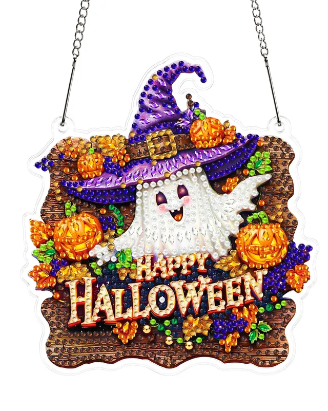 kaayee-suncatcher-puzzle-halloween-ghost-diamond-art-set image 1