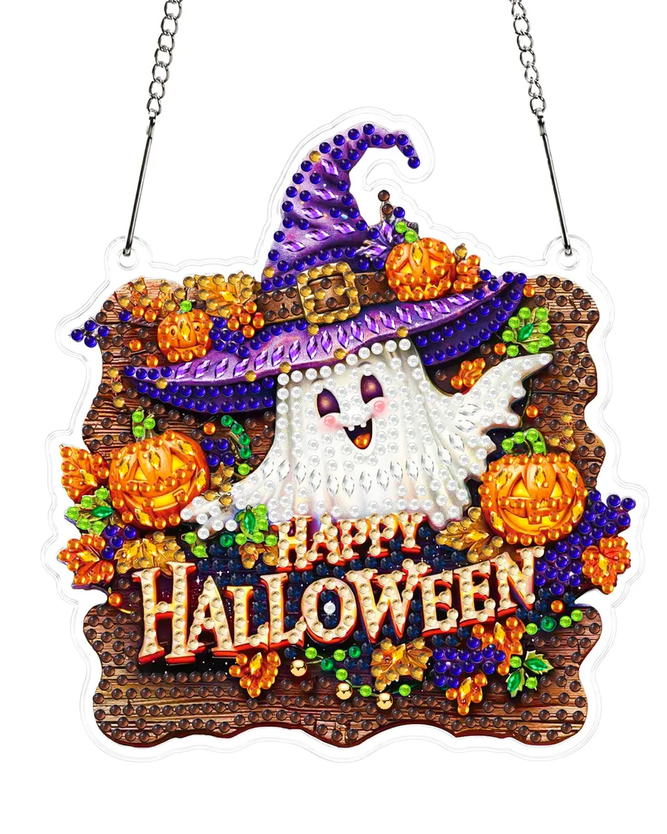 kaayee-suncatcher-puzzle-halloween-ghost-diamond-art-set image 1