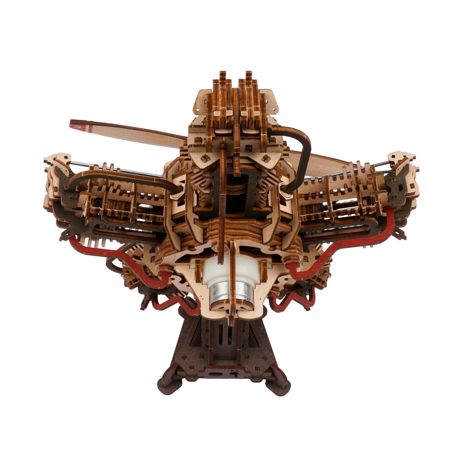 magicholz-mechanischer-bausatz-r-5-flugzeugmotor-holz-470-teile image 6