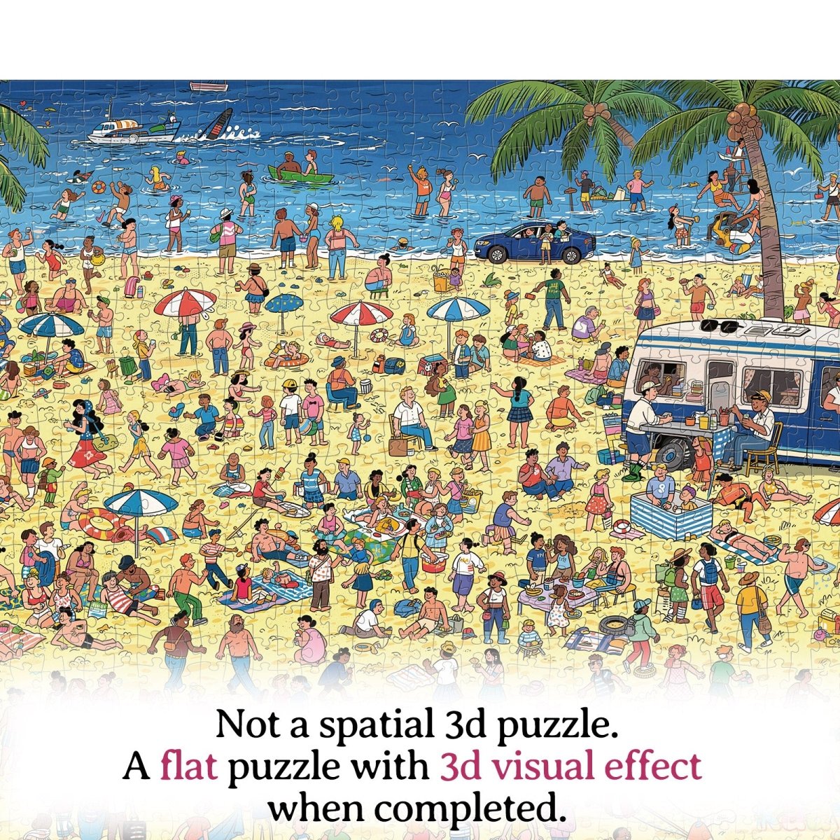 kaayee-1000-teile-puzzle-where-s-zoe-beach-day-strand-suchbild image 8