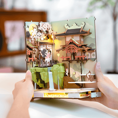 magicholz-falling-sakura-miniaturhaus-diorama-sakura-nacht image 4