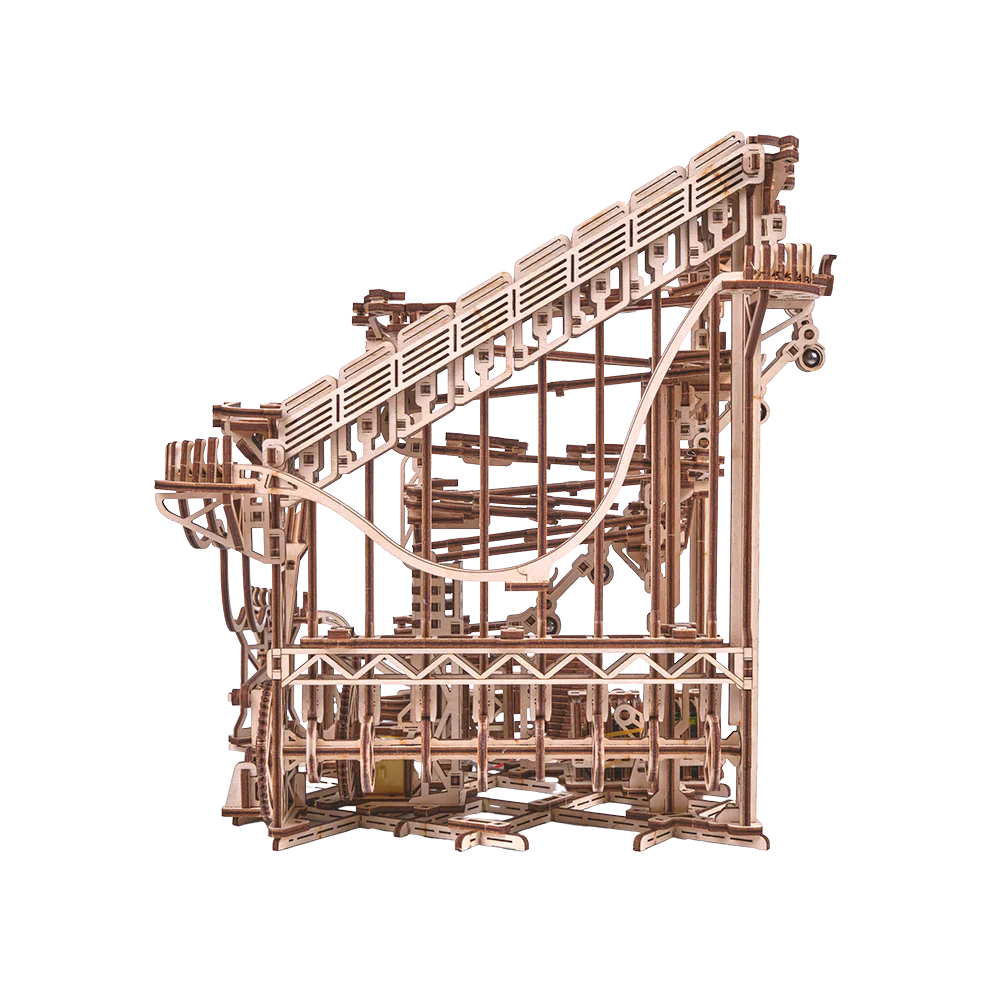magicholz-bausatz-spiral-murmelbahn-elektrisch-558-teile image 3