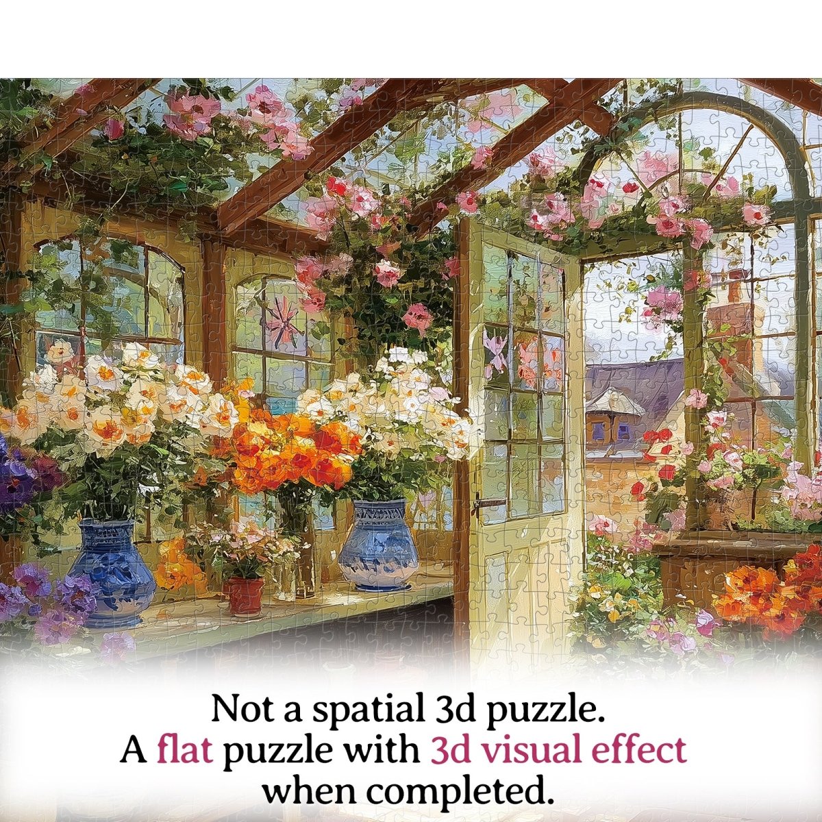 kaayee-cardboard-puzzle-sunlit-flowerhouse-1000-teile-eco image 7