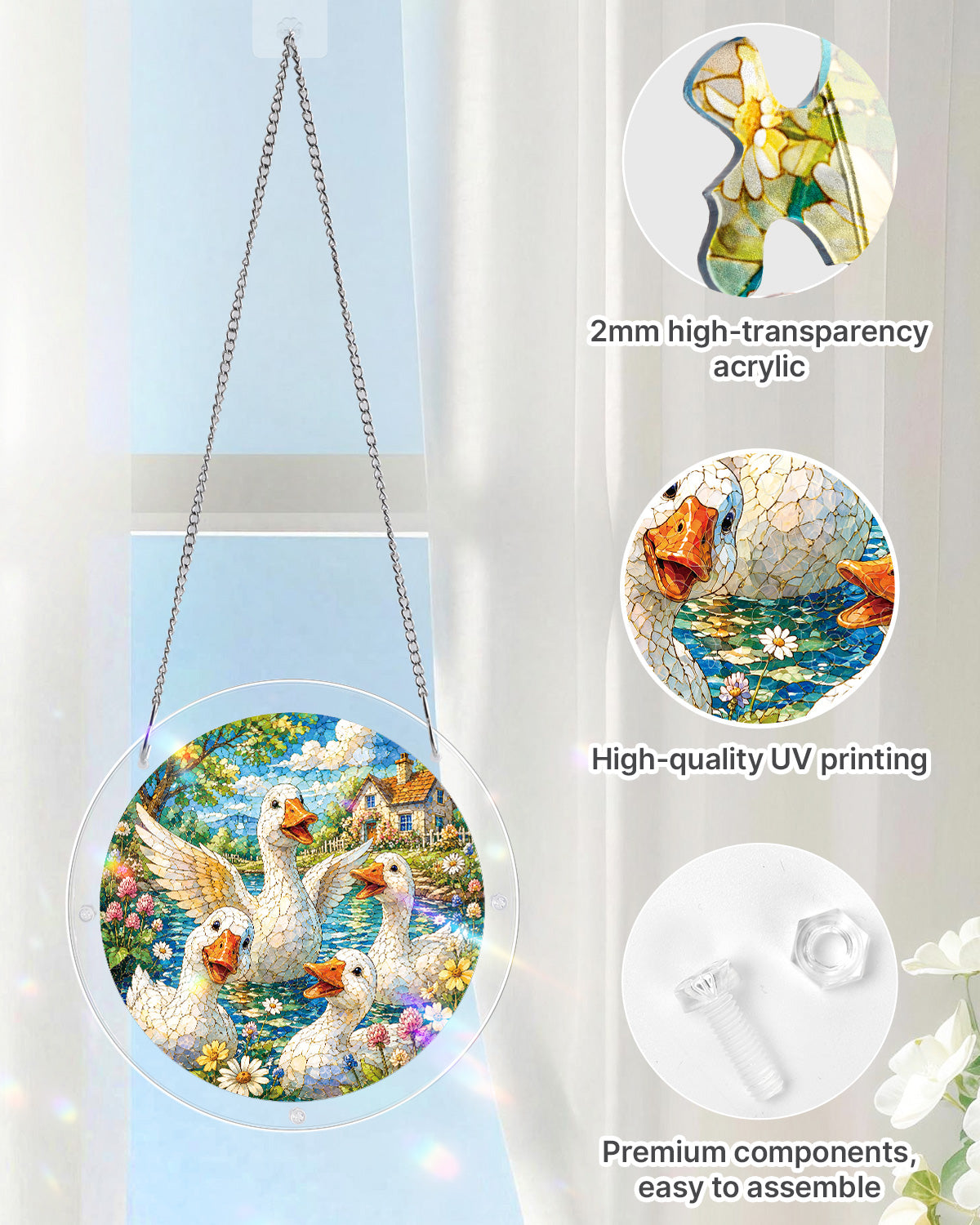 kaayee-suncatcher-puzzle-lakeside-goose-klein-18-8-cm-gans image 4