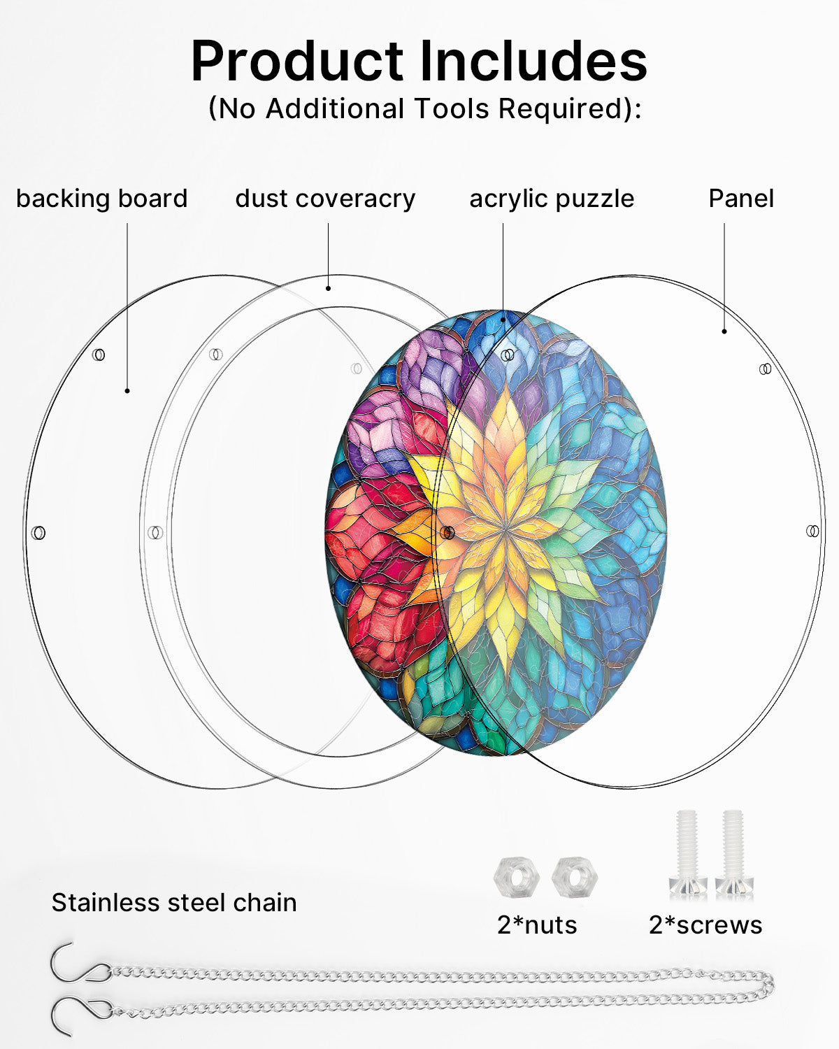 kaayee-suncatcher-radiant-flower-fensterbild-small-18-8-cm image 6