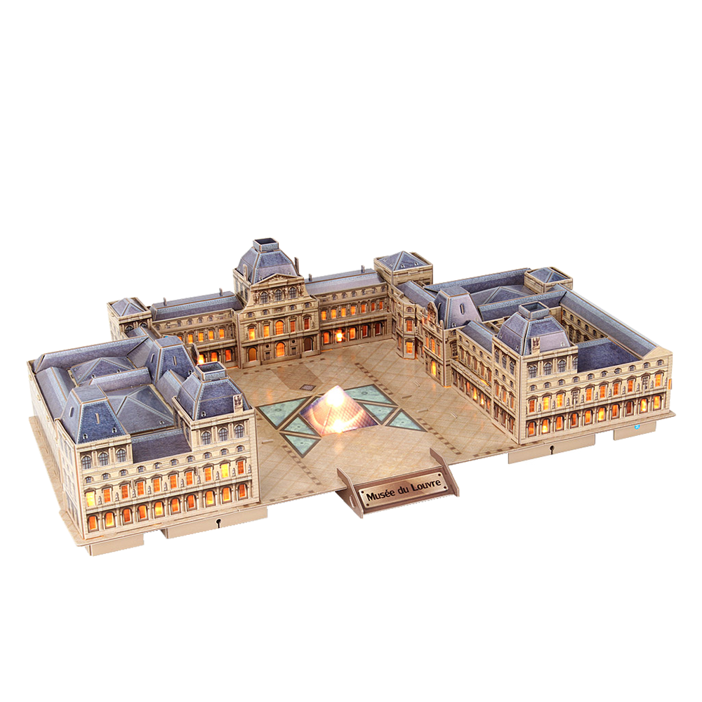 cubic-fun-led-lighting-l517h-the-louvre-3d-puzzle-led image 2