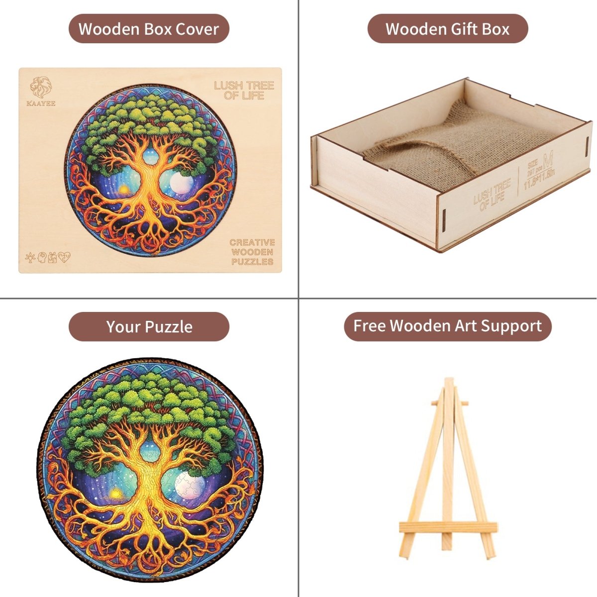 kaayee-tree-of-life-holzpuzzle-rund-small-pocket-escape image 3