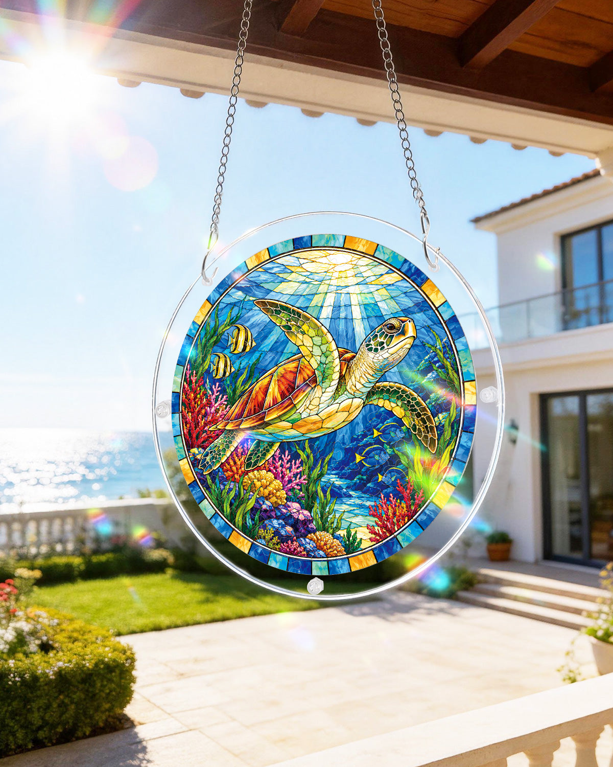 kaayee-suncatcher-puzzle-ocean-turtle-fensterbild-medium image 6