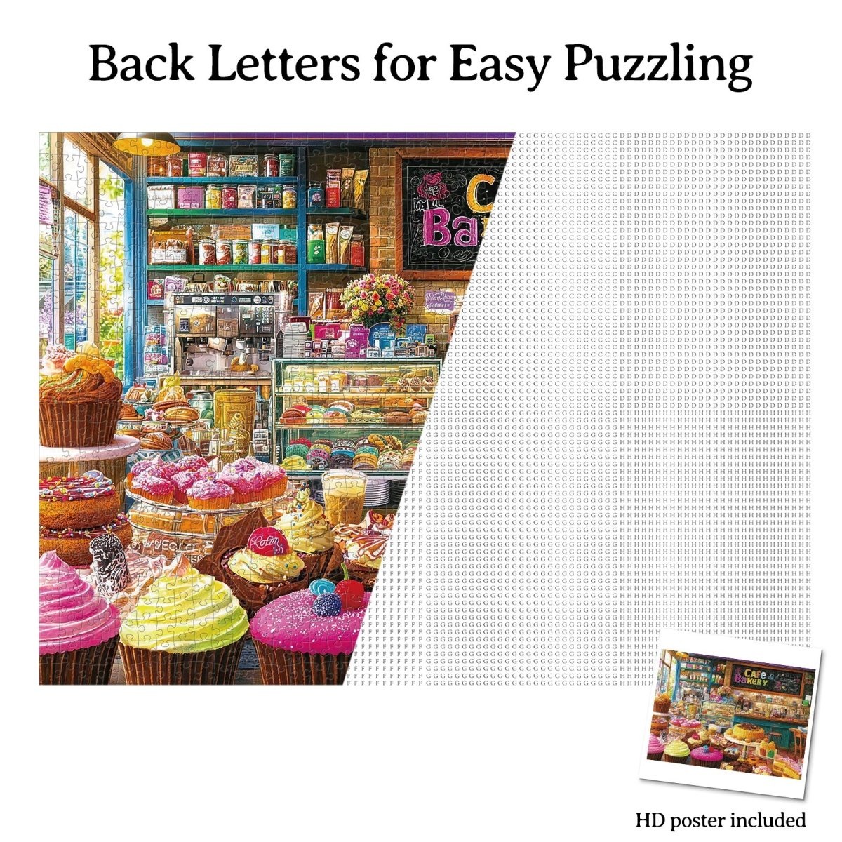 kaayee-cardboard-puzzle-sweet-dream-bakery-1000-teile image 6