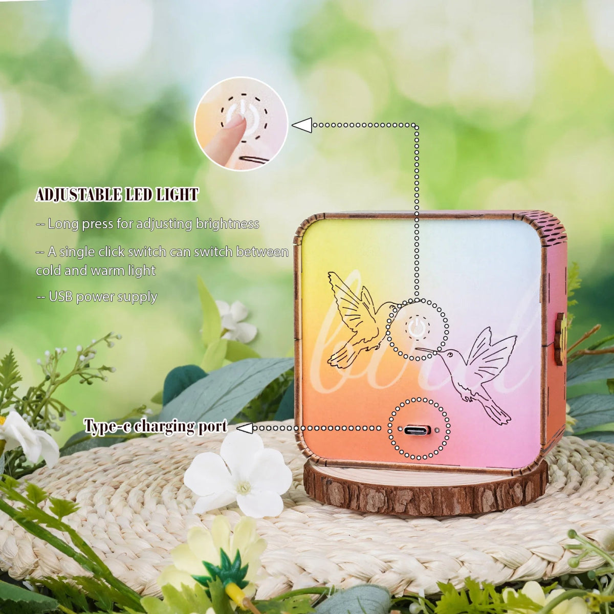 kaayee-night-light-flower-fairy-nachtlicht-holzbausatz image 4