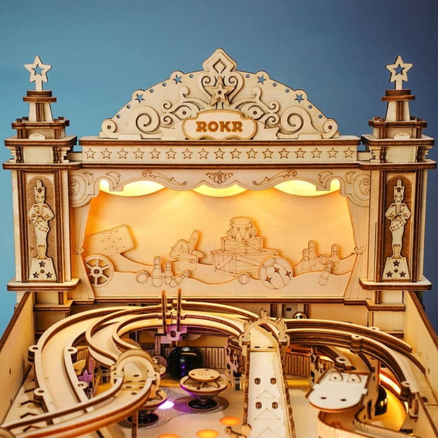 magicholz-mechanischer-bausatz-3d-pinball-maschine-holzflipper-starter-kit image 7