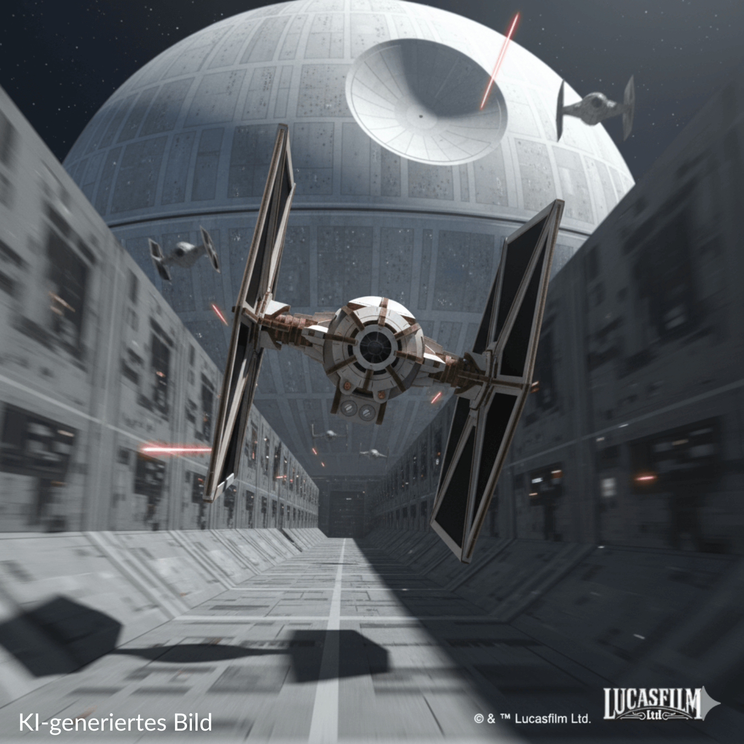 magicholz-mechanischer-bausatz-star-wars-tie-fighter-holzmodell image 1