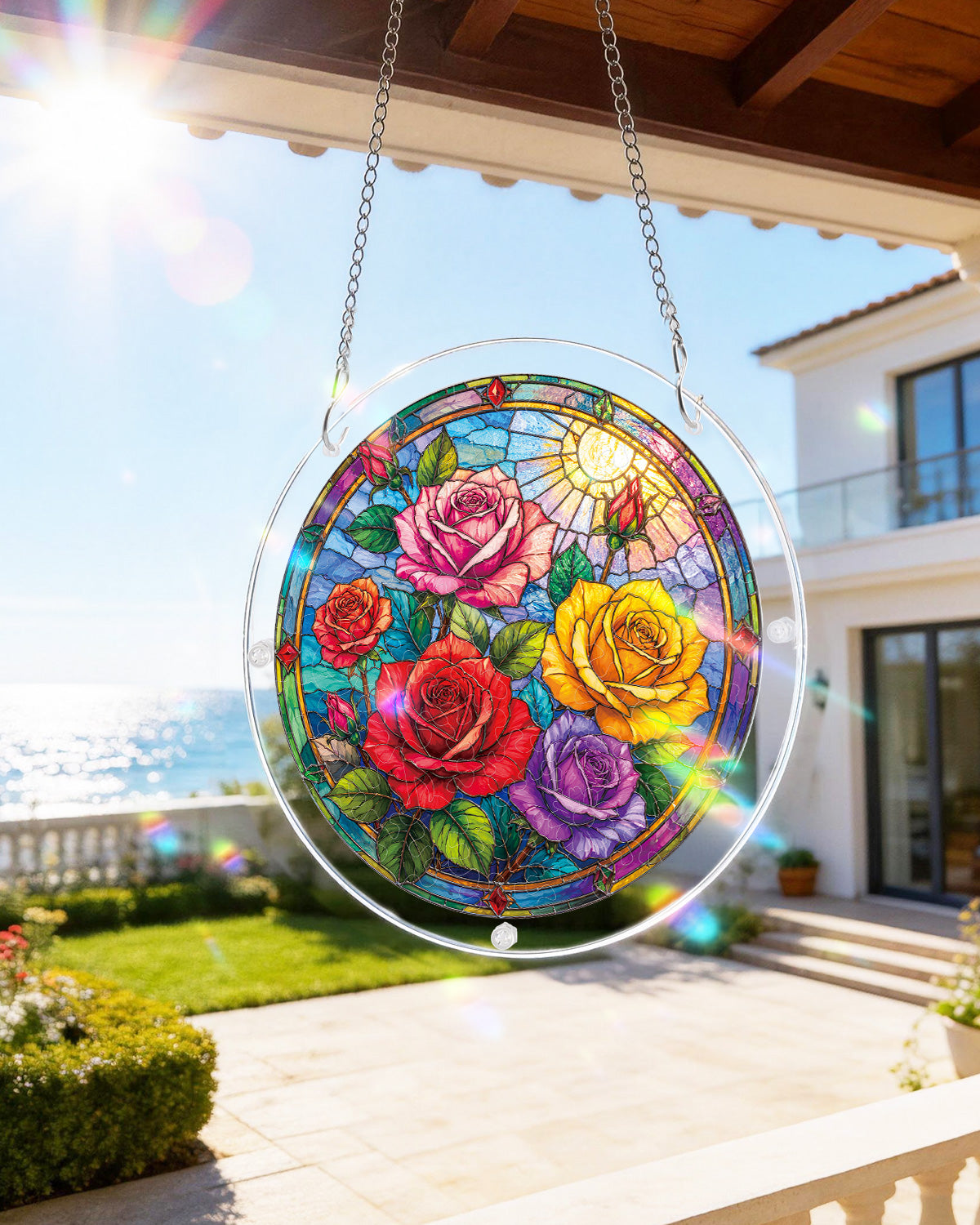 kaayee-suncatcher-rose-garden-fensterbild-rosen-acryl-m image 8