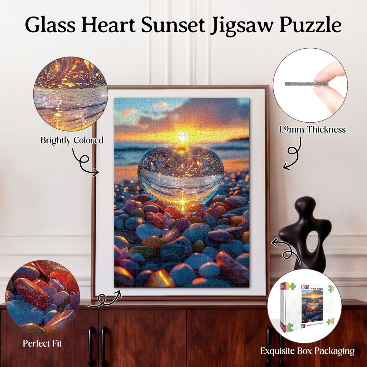 kaayee-cardboard-glass-heart-sunset-puzzle-1000-teile-eco image 3