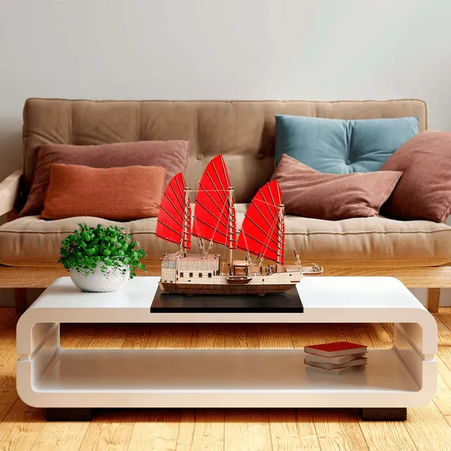 magicholz-djong-schiff-holzbausatz-mit-gummimotor image 1