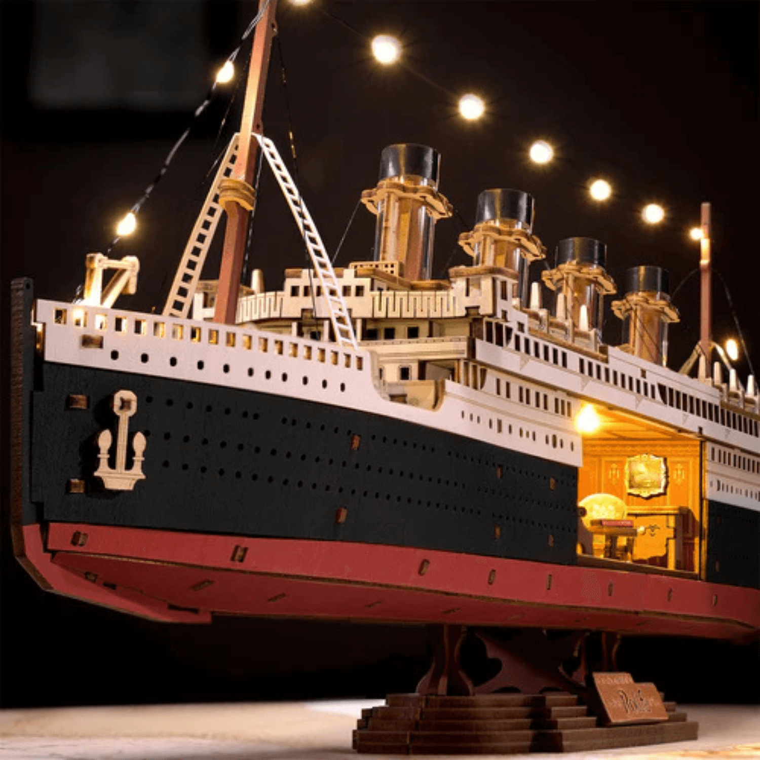 magicholz-mechanischer-bausatz-1912-atlantic-voyager-schiff-holz image 2