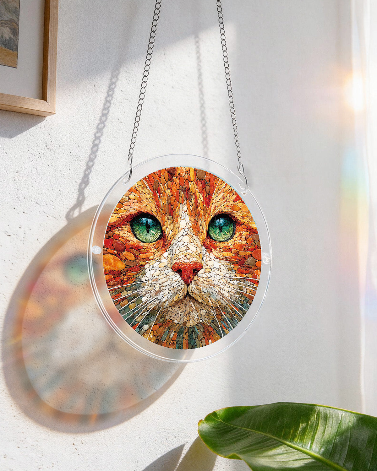kaayee-suncatcher-stone-cat-acrylpuzzle-medium-katzenmotiv image 5