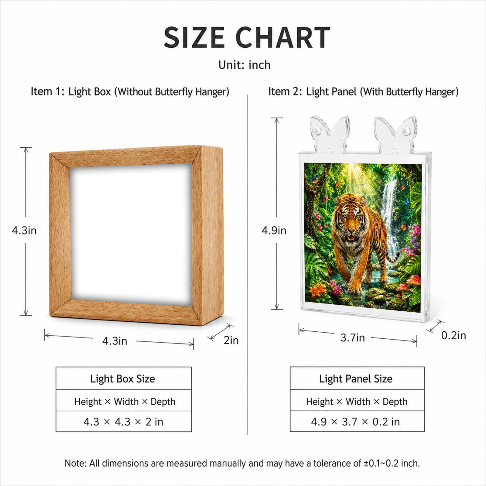 kaayee-jungle-tiger-king-nachtlicht-acryl-holzrahmen-warmwei image 4