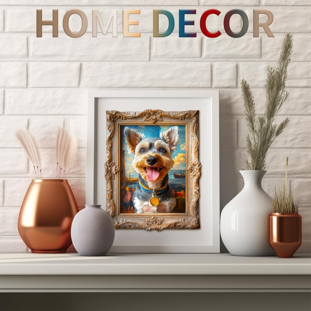 kaayee-dog-photo-frame-holzpuzzle-medium-hund image 8