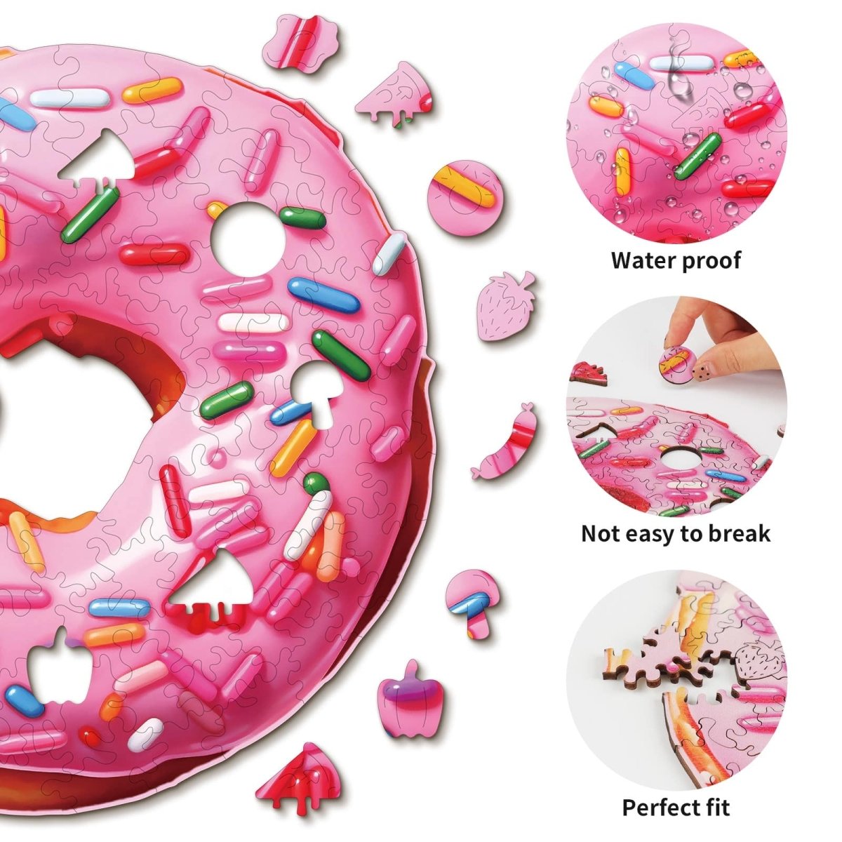 kaayee-wooden-puzzle-doughnut-holzpuzzle-small-110-teile image 2