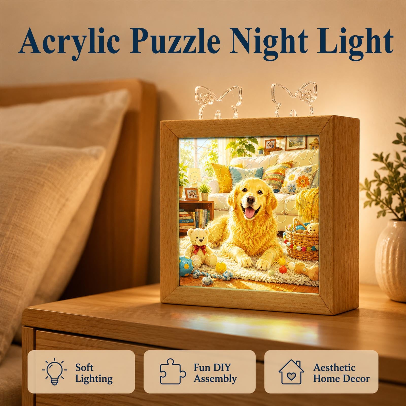 kaayee-night-light-golden-sunshine-acryl-puzzle-nachtlicht image 6