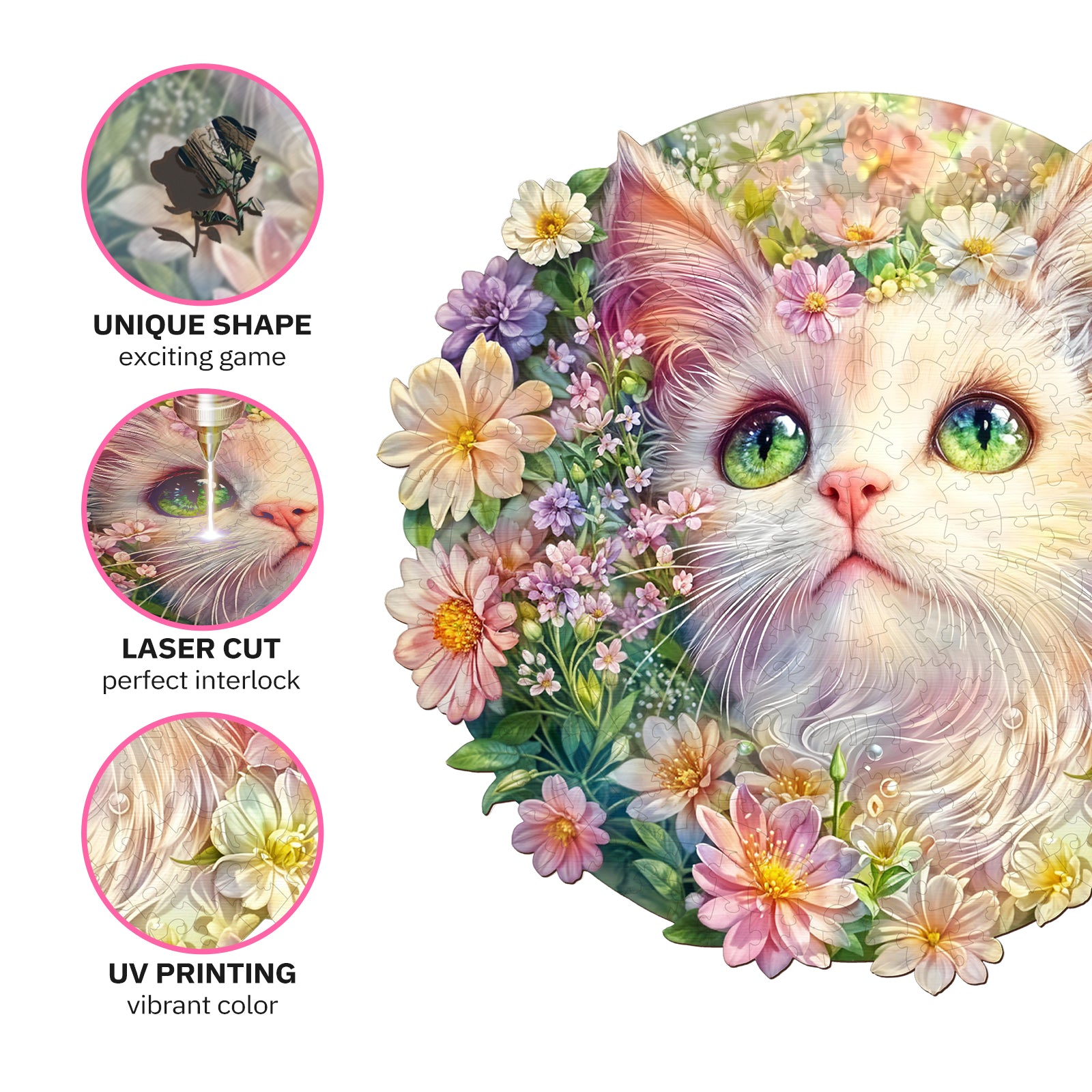jigfoxy-cat-holzpuzzle-m-233-teile-katzenmotiv image 2