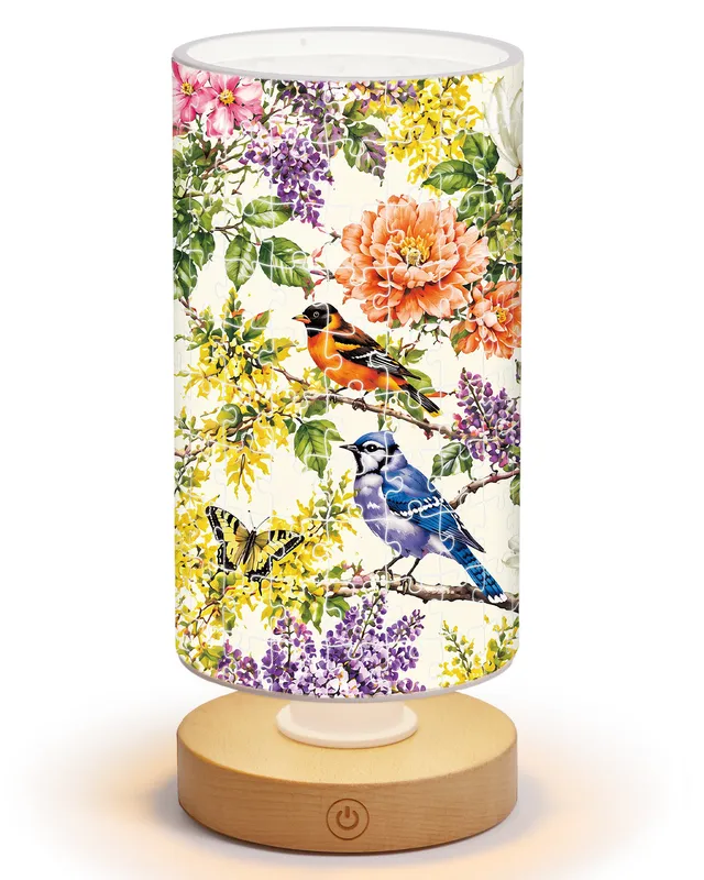 kaayee-night-light-birdsong-blossom-garden-acryl-nachtlicht image 1