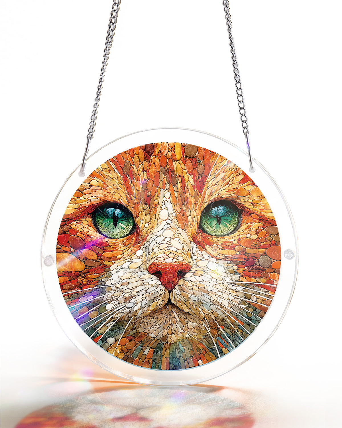 kaayee-suncatcher-stone-cat-acrylpuzzle-medium-katzenmotiv image 1