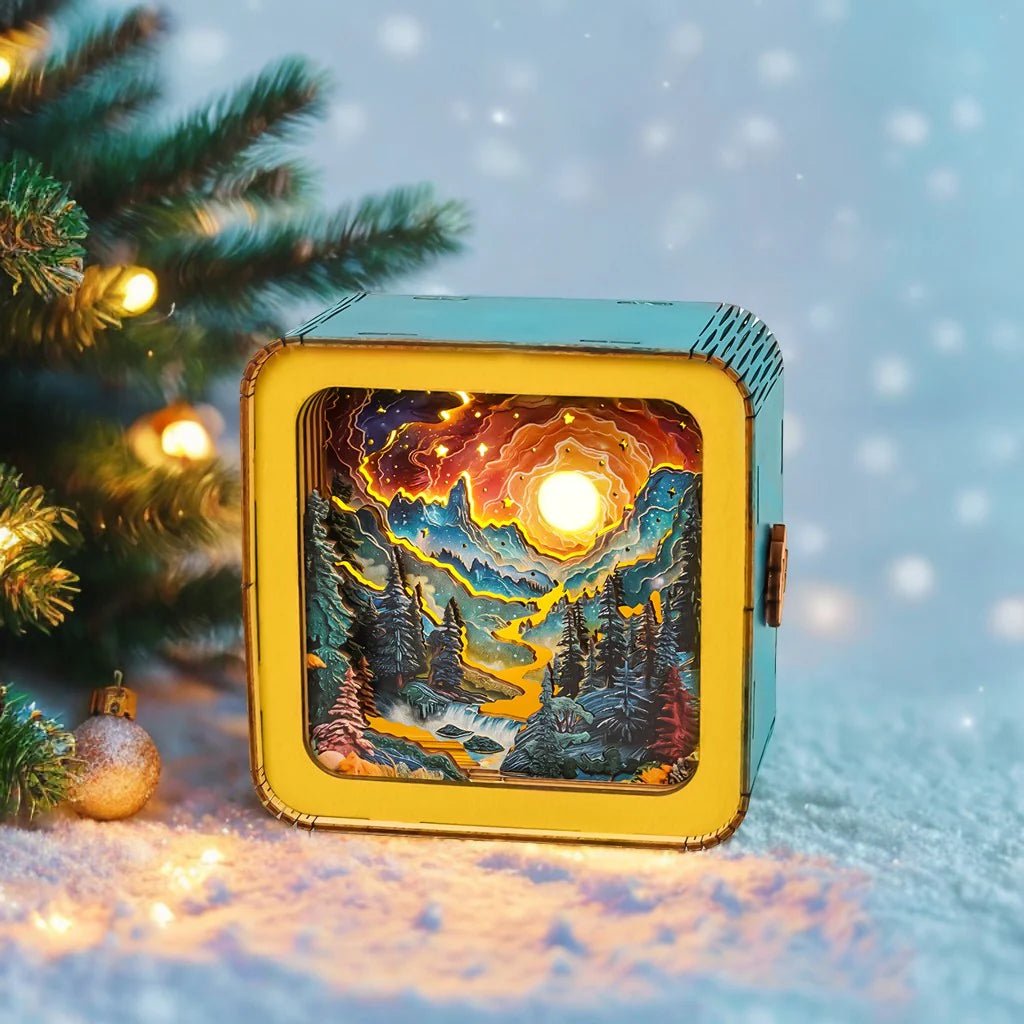 kaayee-fantasy-mountains-nachtlicht-holz-3d-puzzle-lampe image 2