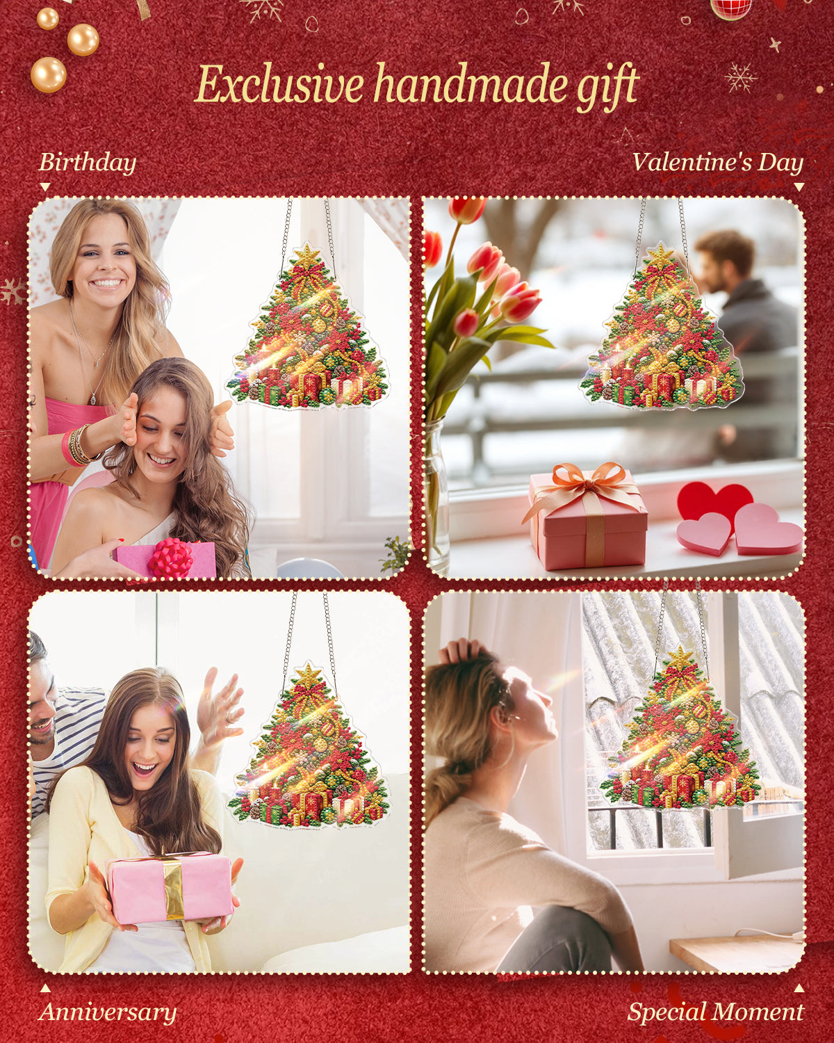 kaayee-suncatcher-puzzle-christmas-tree-fensterbild-20-cm-perlen image 8