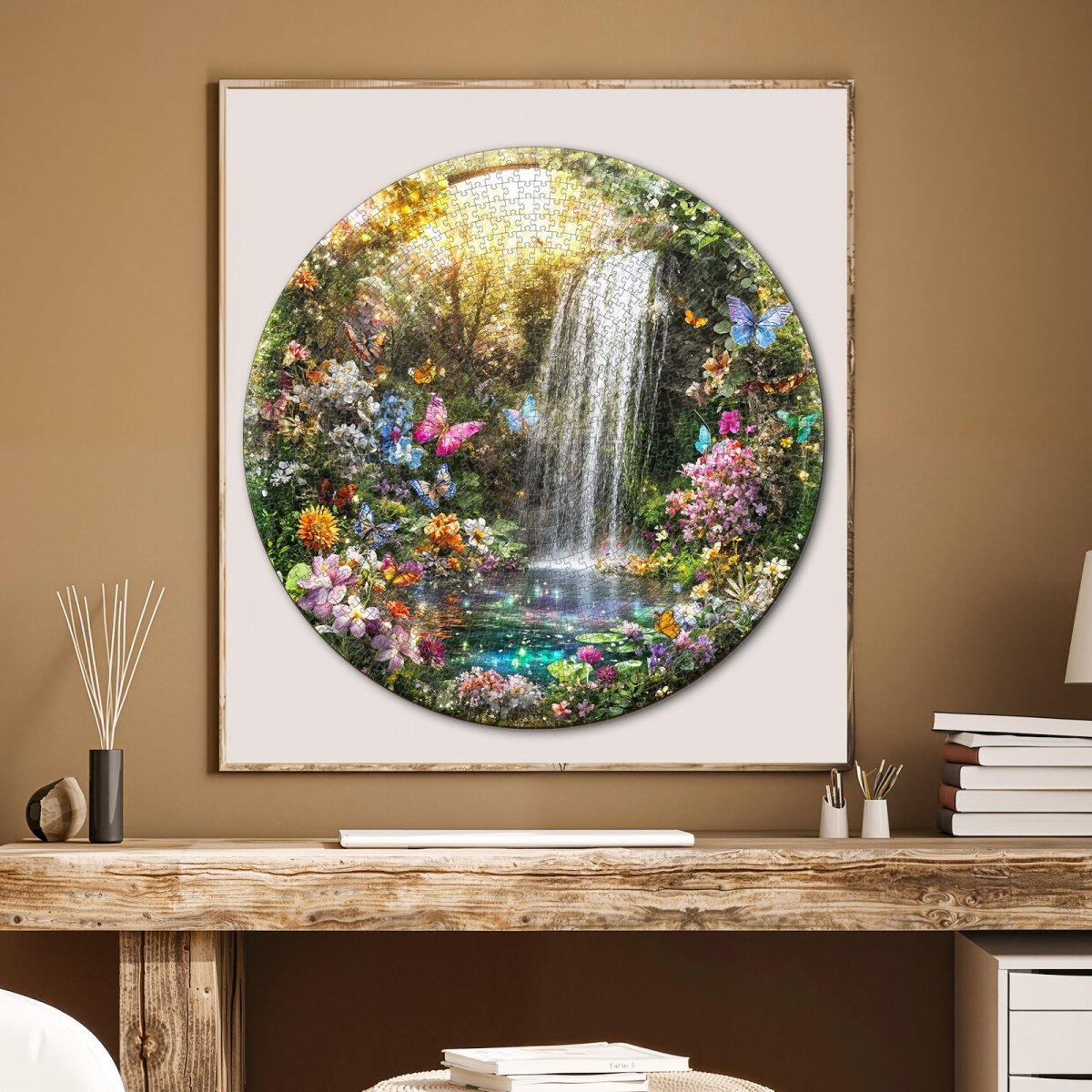 kaayee-cardboard-puzzle-butterflies-waterfalls-1000-teile-eco image 5