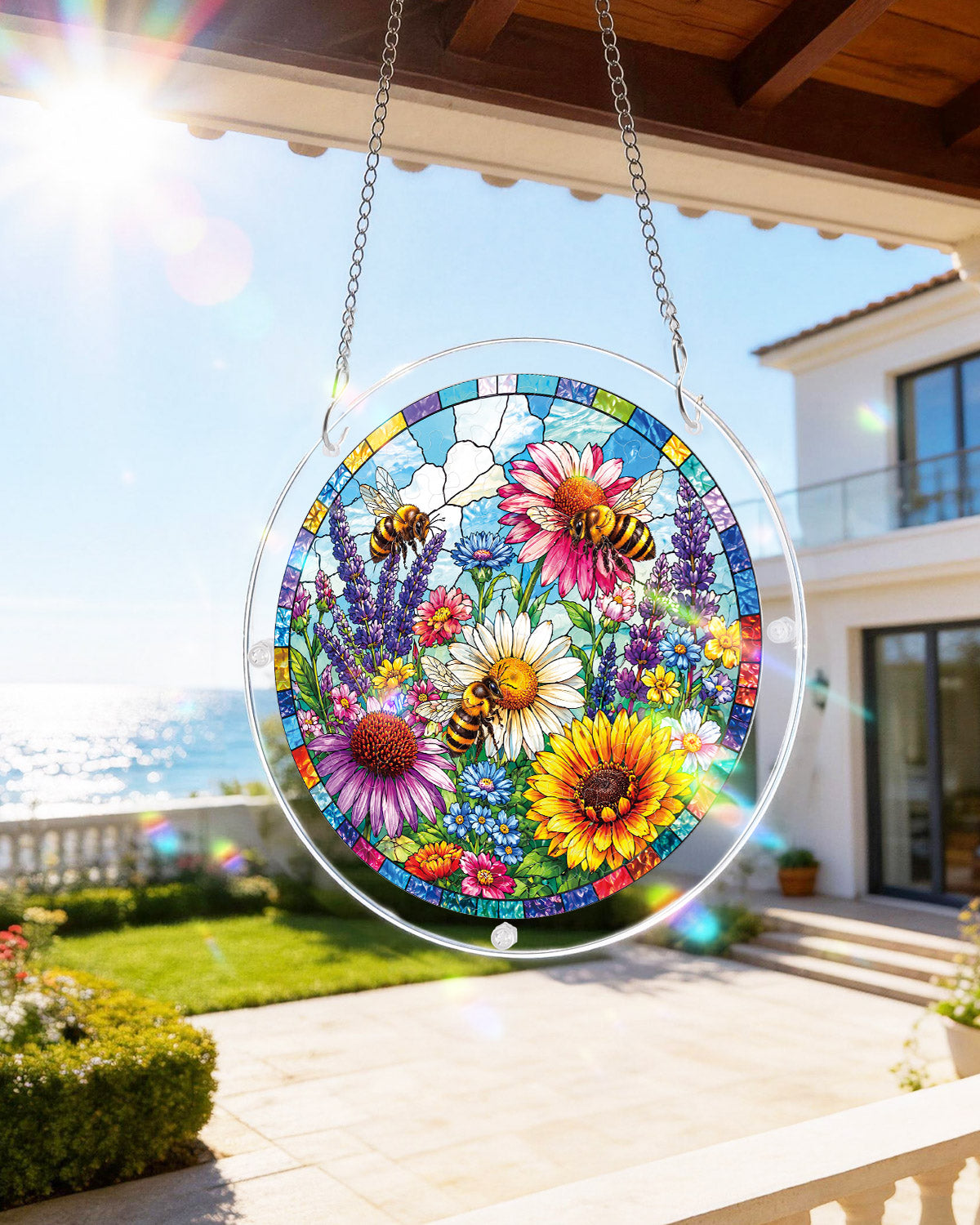 kaayee-suncatcher-puzzle-bee-garden-fensterbild-medium image 8