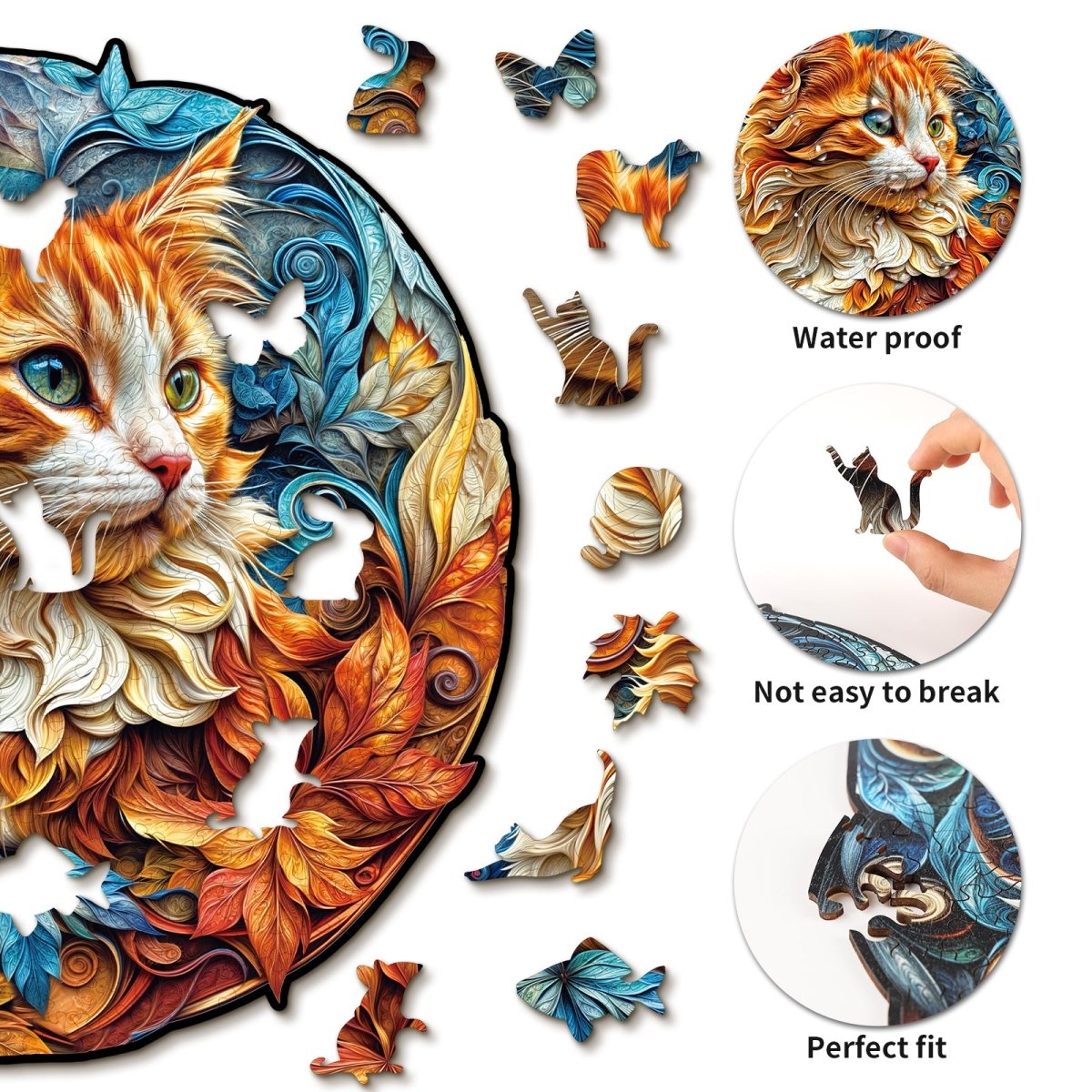 kaayee-wooden-puzzle-curious-kitten-holzpuzzle-katze image 2