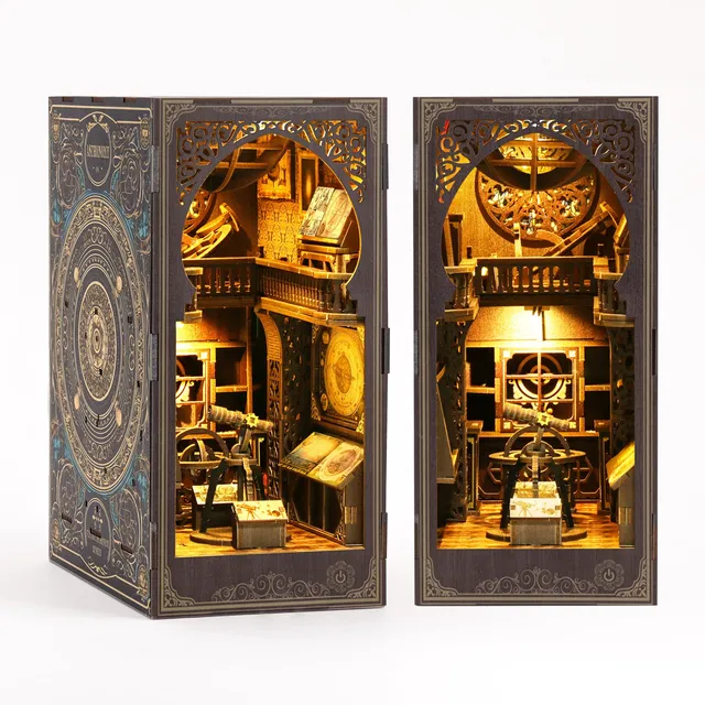 kaayee-book-nook-planetarium-book-nook-kit-regal-miniatur image 1